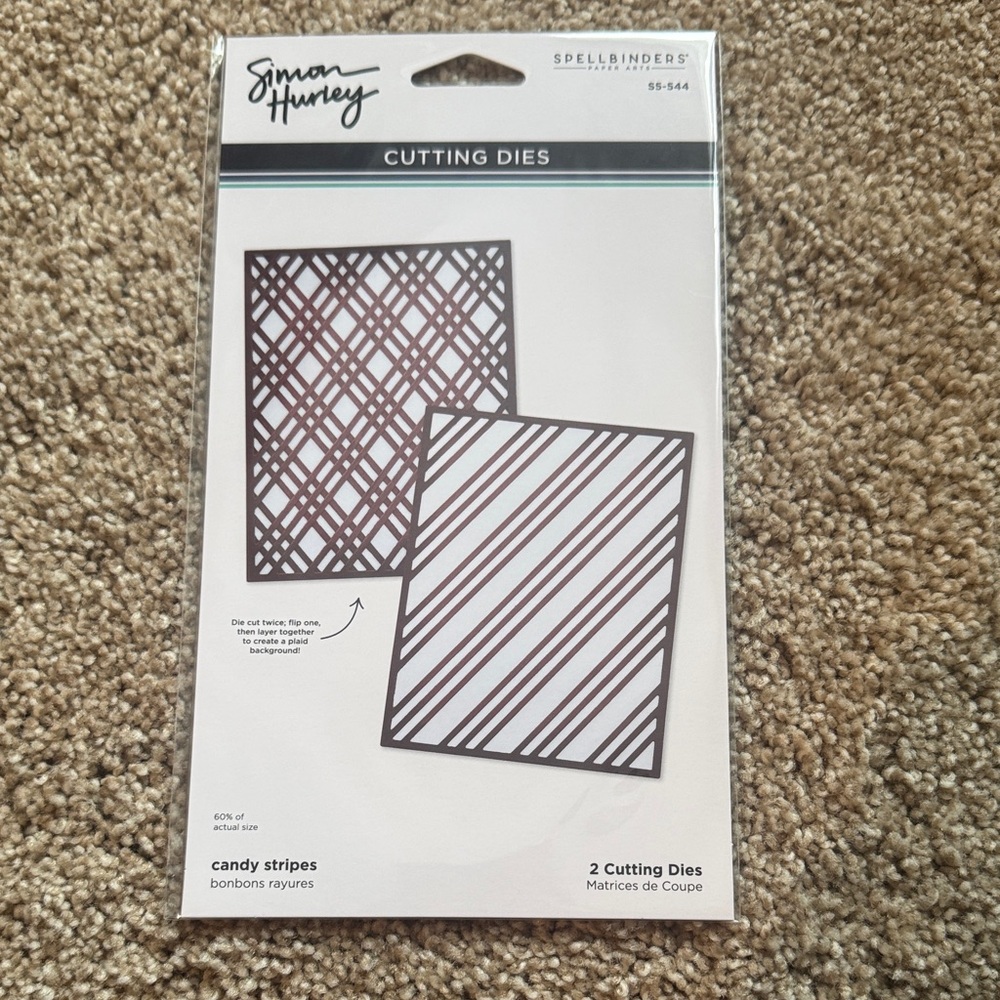 Spellbinders Simon Hurley Cutting Dies - Candy Stripes